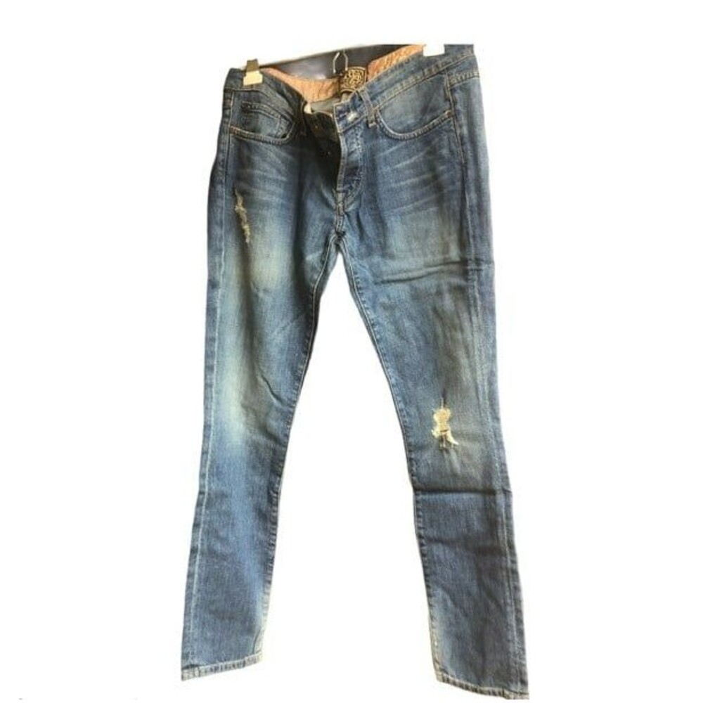 New Rich and Skinny mended heart boyfriend Jeans 30